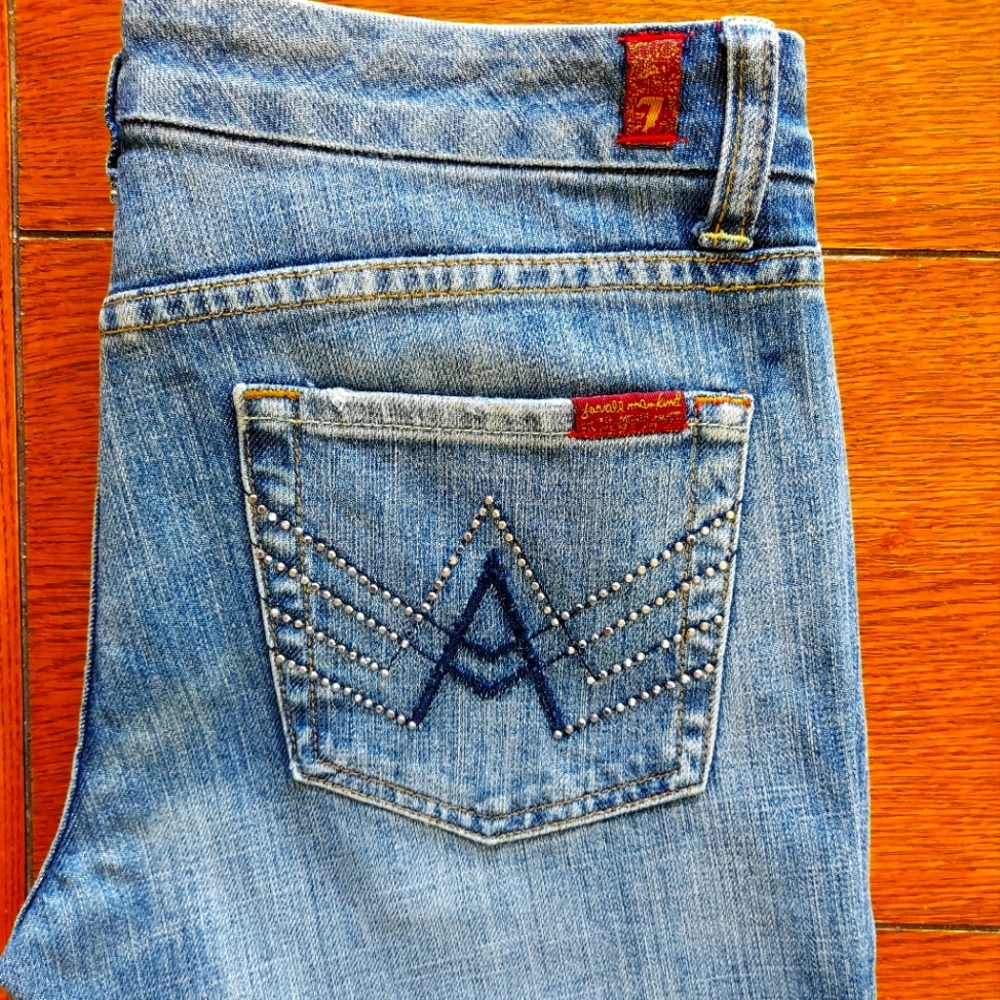 CRYSTAL A POCKET 7 For All Mankind Bootcut
